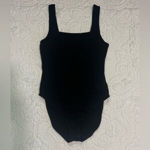 Old Navy Black Square neck Bodysuit Size Small